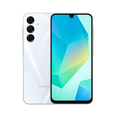 Smartphone Samsung Galaxy A16 5G Cinza, Processador Exynos 1330, 128GB, 4GB RAM, Câmera Tripla até 50MP, NFC, Knox Vault e Tela 6,7"