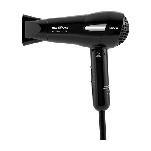 Secador de Cabelos Britânia BSC1200 com Tourmaline Íon Bivolt - 1200W