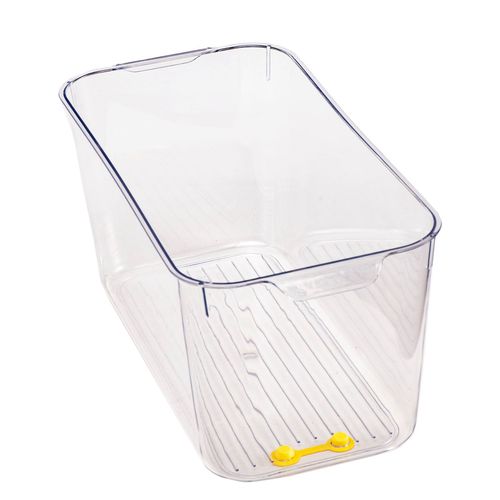 Suporte para Geladeira 30x16cm Acrílico Alimento Organizador