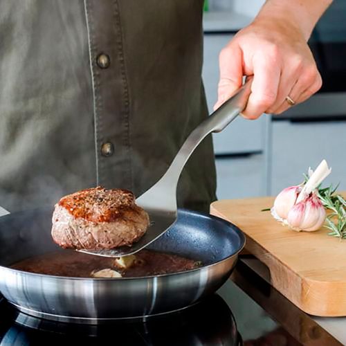 Espátula com Alça Aço Inox Cozinha Luxo Premium KitchenAid