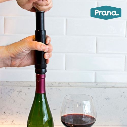 Bomba à Vácuo para Vinhos Com Marcador de Data Adega Prana