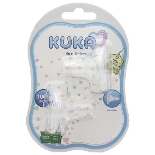 Bico Kuka Universal Silicone com 2 unidades