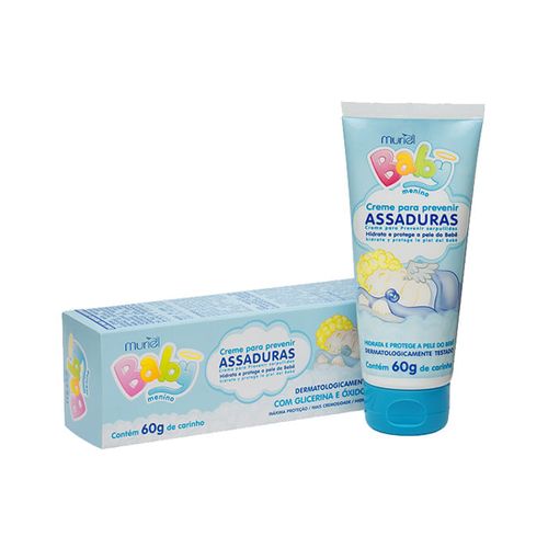 Creme Para Prevenir Assaduras Baby Menino Muriel 60G