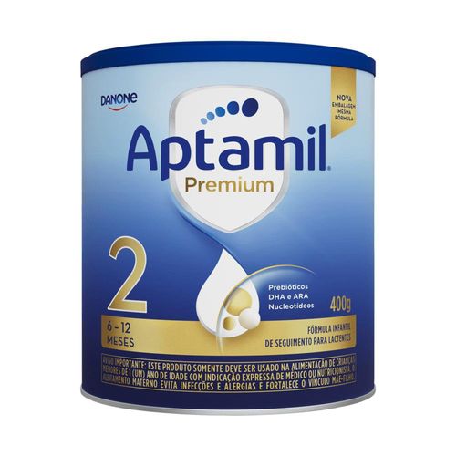 Fórmula Infantil  Aptamil Premium 2 - Lata 400g
