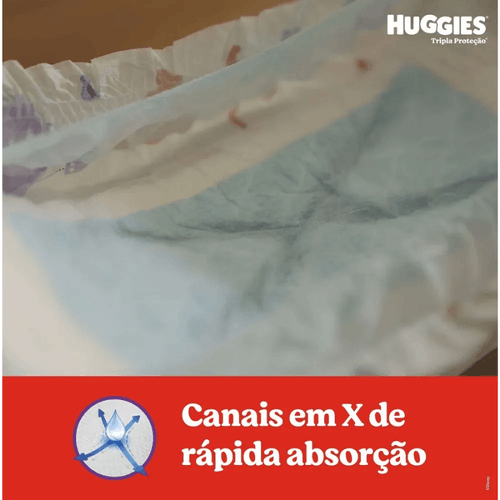 Fralda Huggies Tripla Proteção Meguinha M 36 unidades