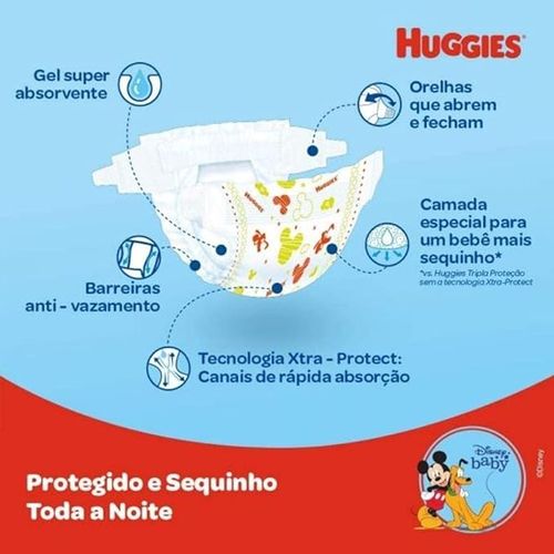 Fralda Huggies Tripla Proteção G com 36 Unidades