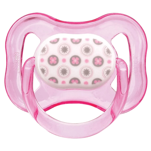 Chupeta Color Decorada Kuka N2 Bico Universal Rosa