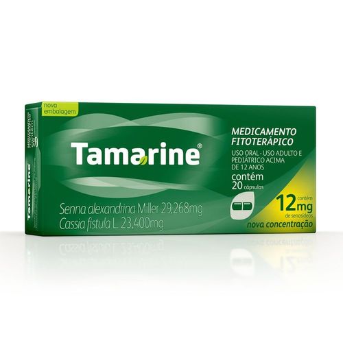 Tamarine 12Mg Com 20 capsulas