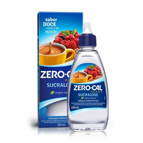 Adocante Zero Cal Sucralose Gotas 100Ml