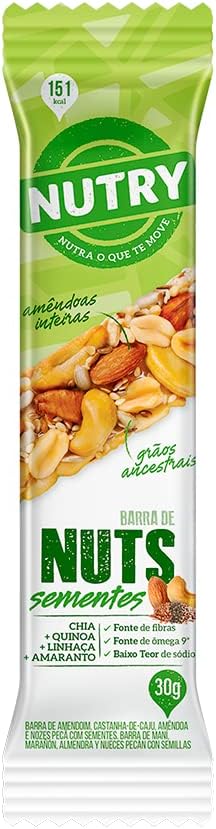 Barra de Cereal Nutry Nuts Sementes 25g
