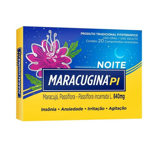 Maracugina PI 840mg Noite com 20 comprimidos