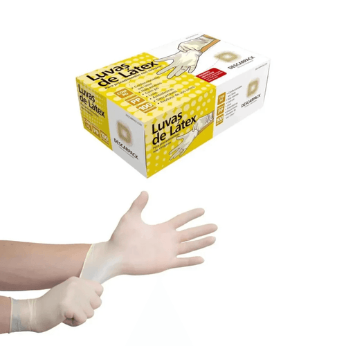 Luva Latex G com Po com 100 Descarpack