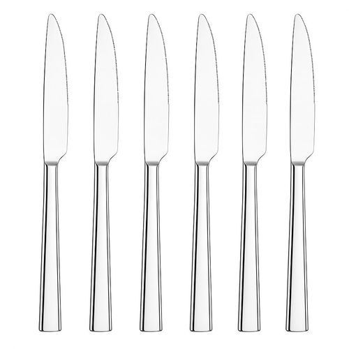 Jogo 6 Facas Italianas de Mesa Sobremesa Vip Salvinelli