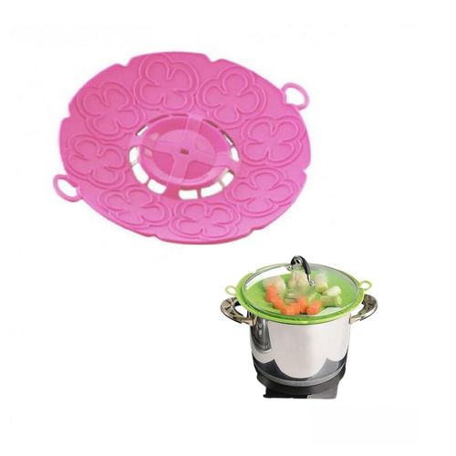 Tampa Silicone Redonda Ufo Vácuo Ajustável 30cm Silikomart