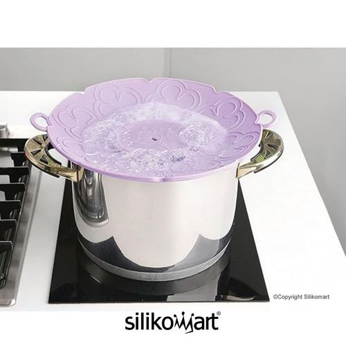 Tampa Silicone Redonda Ufo Vácuo Ajustável 30cm Silikomart