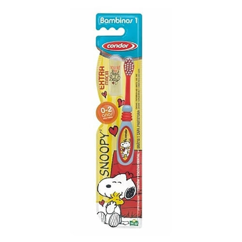 Escova Dental Condor Snoopy Baby 0-2 Anos
