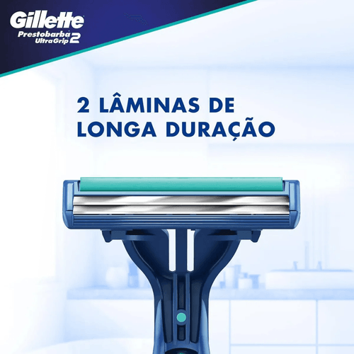 Barbeador Gillette Prestobarba Ultragrip 2 2 unidades