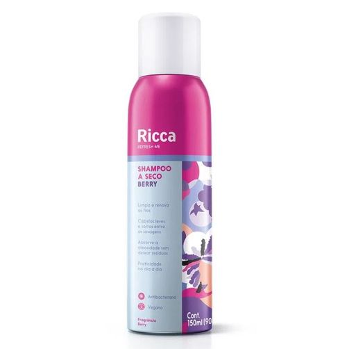 Shampoo a Seco Ricca Shakeberry com 150ml