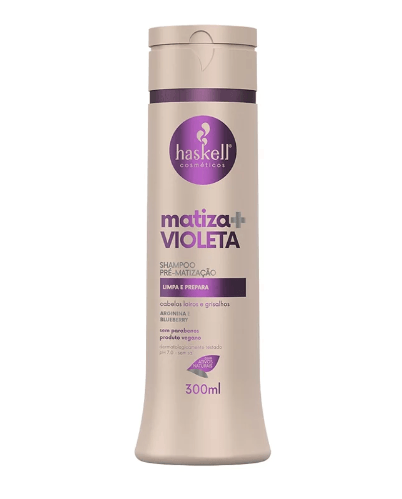 Shampoo Haskell Matiza Mais Violeta com 300ml