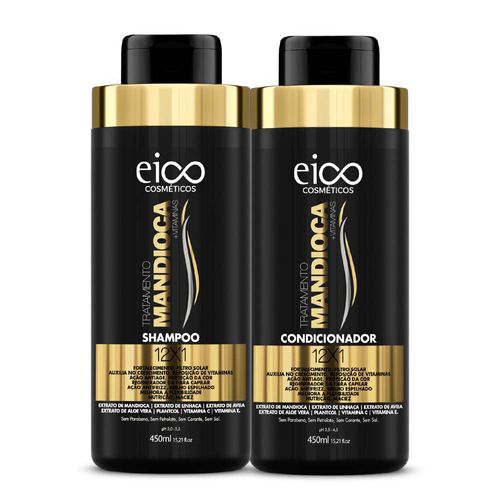 Shampoo+Condicionador Eico Mandioca 450Ml