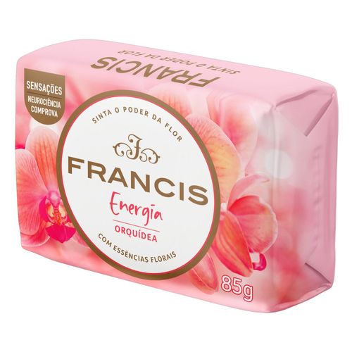 Sabonete Francis Energia Rosa Claro 85G