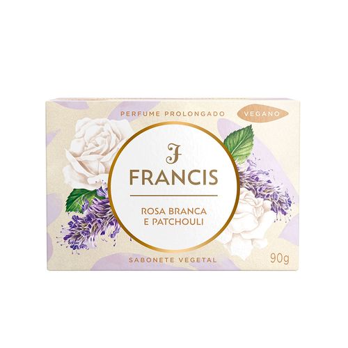 Sabonete Francis Rosa Branca e Patchouli 90G
