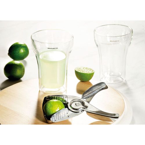 Kit Espremedor de Limão Laranja Prana e Copo 350ml Bugatti