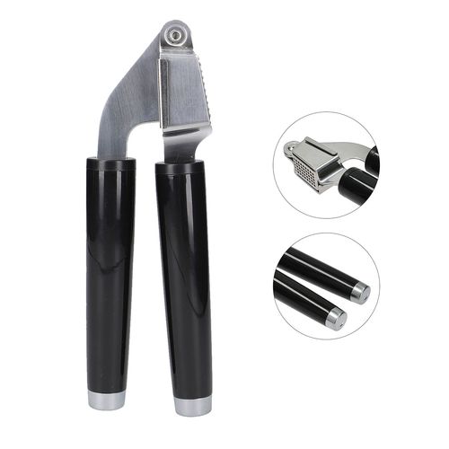 Espremedor Amassador Alho Inox Cozinha Preto KitchenAid