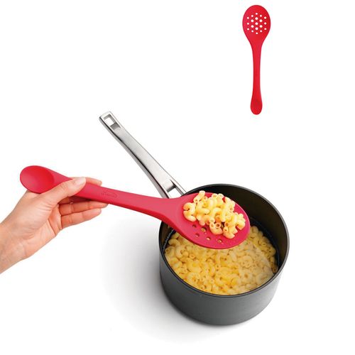 Colher Vazada e Espátula 2 em 1 Multiuso Vermelho Chef'n