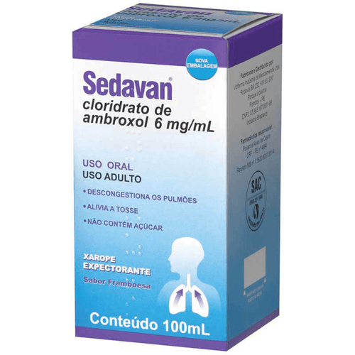Sedavan Xarope Adulto 100ml Farmoquímica