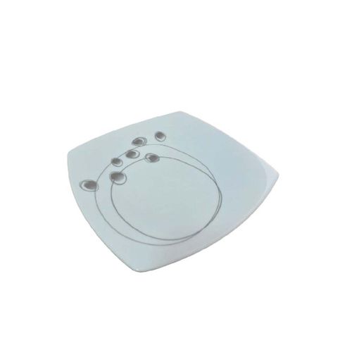 Prato para Sobremesa Doce Luxo Porcelana Italiana Bugatti