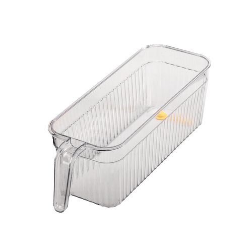 Suporte Geladeira 28x15cm Organizador com Alça Acrílico