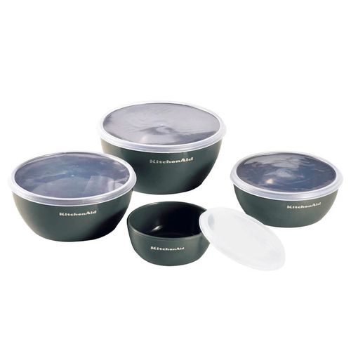 Conjunto 4 Tigelas De Preparação Multiuso Cinza KitchenAid