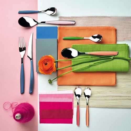 Colher para Café 6 peças 15cm Marsala Glamour Inox Bugatti