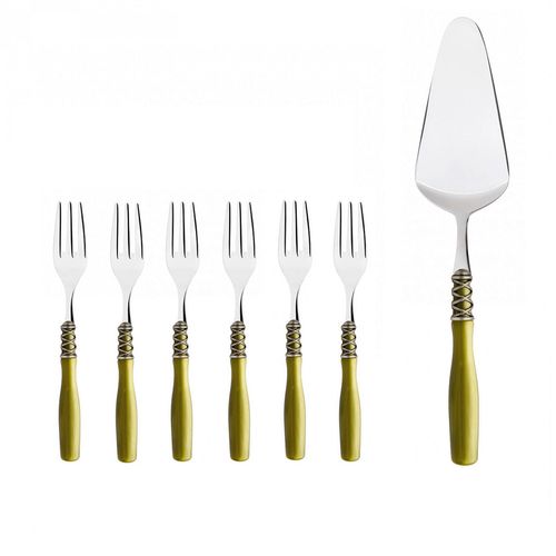 Jogo para Sobremesa 7 Pçs Garfo e Espátula Arianna Bugatti