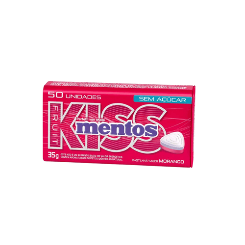 Mentos Lata Kiss Morango 35g