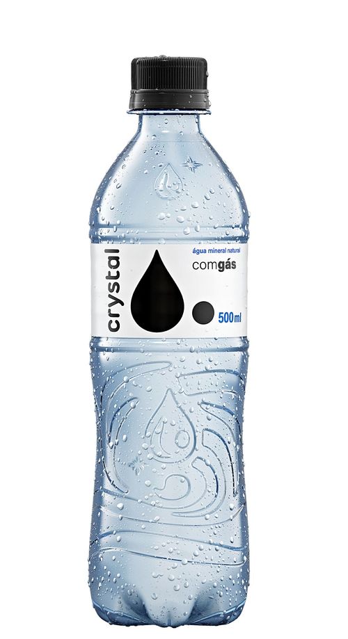 Agua Mineral com Gas Crystal 500ml
