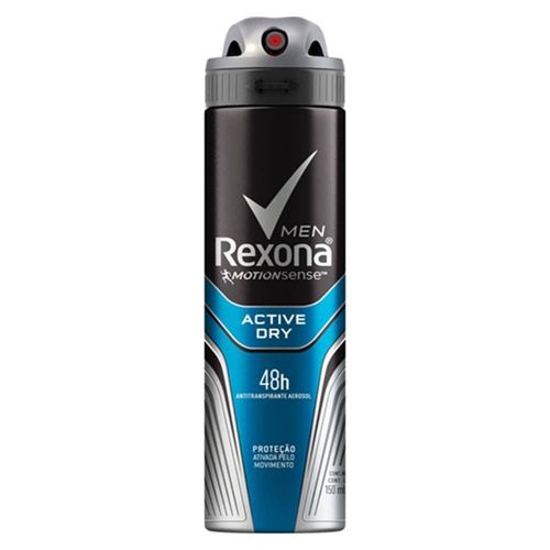 Desodorante Aerosol Rexona Active Dry Men 150mL
