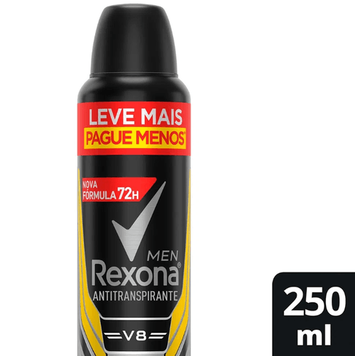 Desodorante Aerossol Rexona Masculino V8 250ml