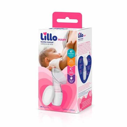 Bomba Coletora de Leite Lillo Mamy Manual com 1 Unidade