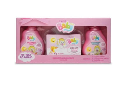 Kit Hora Do Banho Baby Muriel Menina