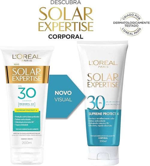 Protetor Solar L'Oreal Expertise Fps30 Supreme Protetorect 4 200Ml