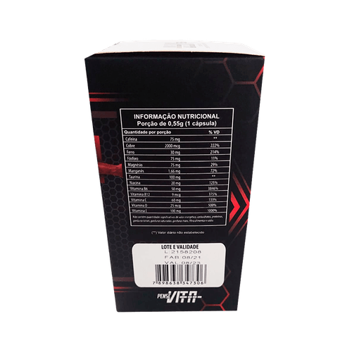 PenseVita Testo Power 60 Cápsulas