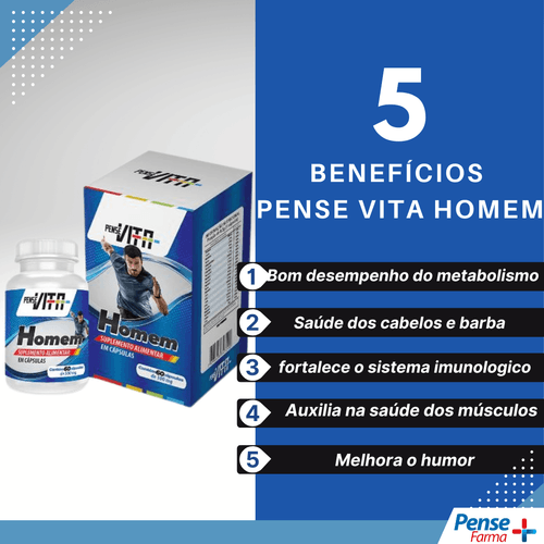 PenseVita Homem 60 cápsulas