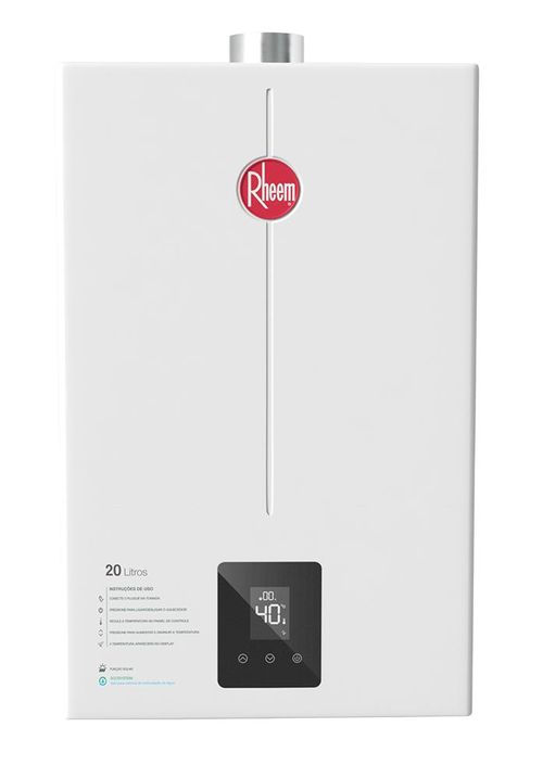 Kit Aquecedor 20 Litros GN Bivolt + Bomba 350W 127V Rheem