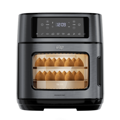 Fritadeira Elétrica WAP AirFry OVEN DIGITAL BLACK WAOD2 12L
