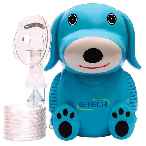 Nebulizador de Ar Comprimido G-Tech NebDog Bivolt Azul