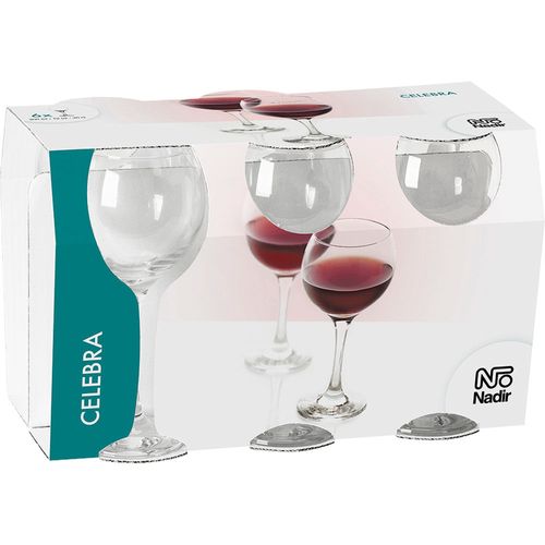 Conjunto 6 Taças para Vinho Tinto 300ml Celebra Nadir