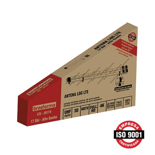 Antena Externa Brasforma Log Digital LTE2017V