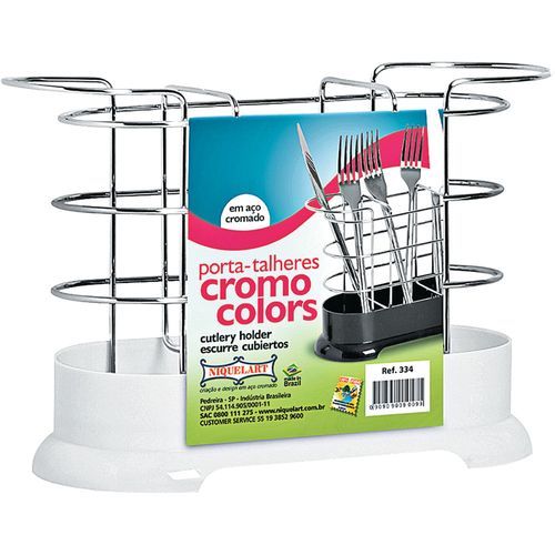 Escorredor de Talheres Cromo Colors Niquelart